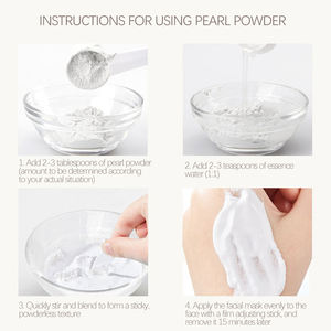 Prodotti di <span class=keywords><strong>bellezza</strong></span> e cosmetici per il controllo dell'olio, idratante, sbiancante collagene perla maschera morbida in polvere per <span class=keywords><strong>la</strong></span> cura della pelle gelatina maschere facciali - Product Image 4