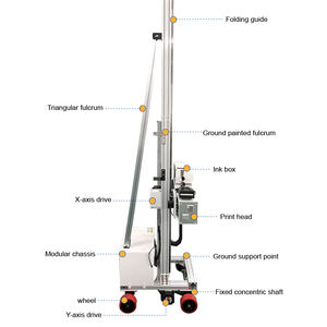 Máquina de Impressão de Alta Qualidade TH-GP200X 2 em 1 para Paredes e Pisos Impressora de Jato de Tinta 3D para Murais de Parede - Product Image 3