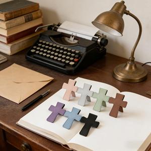 Wholesale PU Leather Concise Magnetic <b>Bookmark</b> for Textbooks Fashion Notebook Clip Magnet Durable <b>Bookmark</b> Gift for Read Lovers - Product Image 4