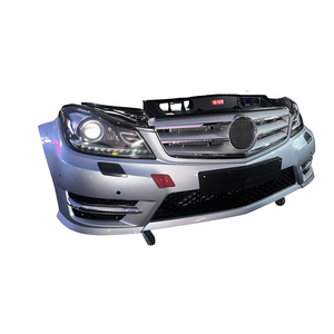 Paraurti Originale per <span class=keywords><strong>Mercedes</strong></span>-Benz Classe <span class=keywords><strong>C</strong></span> W204, Griglia Frontale, Copertura Fari, Kit Carrozzeria - Product Image 3
