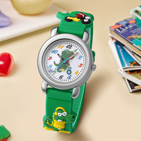 WJ-11486 gros dessin animé modèle enfants Silicone StrapWatch mignon enfant Quartz montre-bracelet Stock enfant montre-bracelet présent