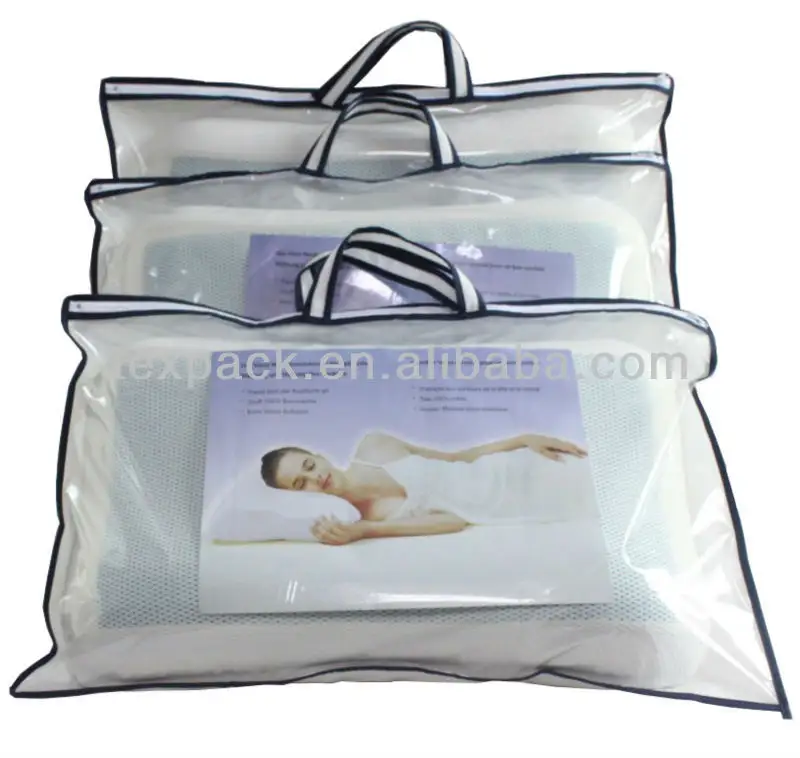 promotion non woven comforter bag with nylon handle for pillow