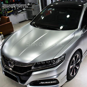 Pegatina de vinilo para coche de fundición de PVC negro satinado electrometálico, envolturas de vinilo para coche, marcas de envoltura de vinilo - Product Image 2