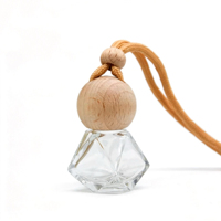 Bouteilles de parfum suspendues pour voiture, diffuseur d'air vide en verre de 8 ml, vente en gros