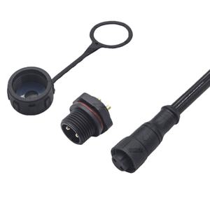 M16 Lijn Mannelijk Paneel-Mount Zelfsluitende Xt60 Mannelijke/Vrouwelijke <span class=keywords><strong>2</strong></span>/3/4/5/6P Kern Ip67 Nominale Waterdichte Huishoudapparatuur Elektronisch - Product Image 3