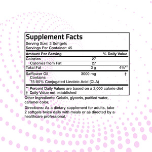 Capsules molles d'acide linoléique conjugué (CLA) personnalisées par le fabricant – Complément pour la gestion du poids, contrôle de l'appétit, amincissement rapide - Product Image 2