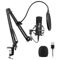MAONO Diskon Besar Kit Mikrofon Kondenser Podcast USB Mikrofon Studio