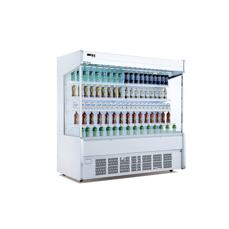 Drink Supermarket Air Showcase Door Chiller Cabinet Display Fridge Supermarkets Freezers Industrial Fast Freezing