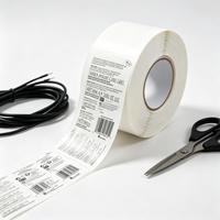 Étiquette de câble autocollante, étiquette en PVC imperméable à inscrire pour la gestion du câblage des salles de serveurs