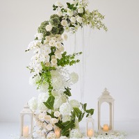 Composition florale en forme de cœur en soie, faite à la main, parfumée, avec des roses douces, pour les propositions de mariage, la fête des mères, Thanksgiving et la décoration de Noël