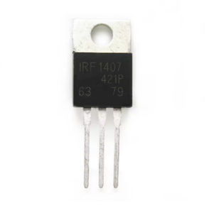 IRF1407PBF Productos Semiconductores Discretos, Transistores, FETs Individuales, IRF1407 TO-220-3, MOSFET N-CH 75V 100A 1407, IRF1407STRLPBF - Product Image 1