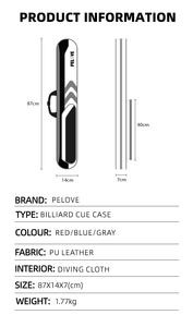 Étui en cuir pour queue de <span class=keywords><strong>billard</strong></span> et snooker 1/2, personnalisable, 3Bx4S, robuste, étanche, innovant, peut contenir des <span class=keywords><strong>accessoires</strong></span> - Product Image 6