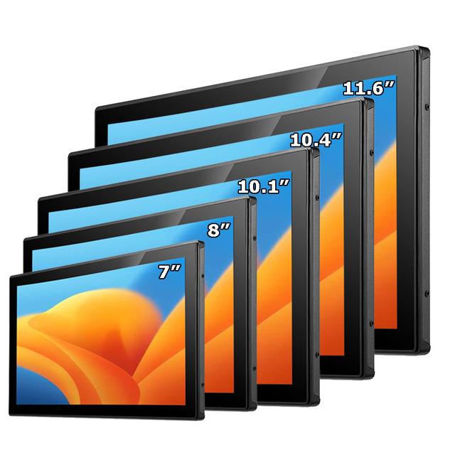 7 8 10.1 10.4 11.6 Inch TFT LCD Touch Screen Monitor IP65 Monitor