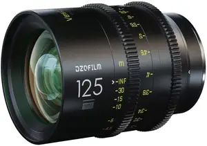 DZOFILM-lente de cine Vespid Prime, 125mm, T2.1, para cámara de visión de Vista de marco completo, montaje PL