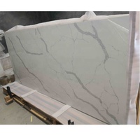 Calacata Quartz pierre pesaab stratifié cuisine île comptoir