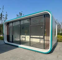 M Custom Maison Conteneur Modulaire Préfabriquée en Acier, Cabine Apple, Pod de Bureau, Hôtel, Micro-capsule Pliante, Installation Rapide, Espace de Vie