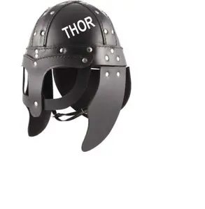 Medieval Leather Viking Helmet Armour Item