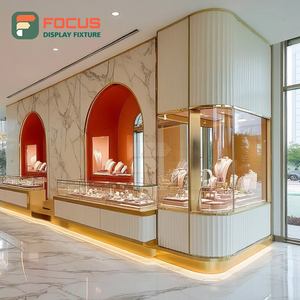 Sistema de Exhibición de Joyería Minimalista, Vitrina de Vidrio para Joyería con Acabado Laminado - Product Image 6