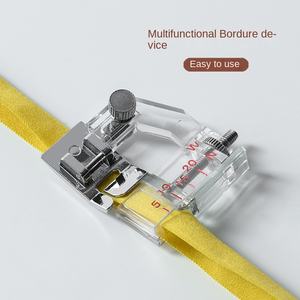 Máquina de coser multifuncional doméstica, dispositivo de <span class=keywords><strong>dobladillo</strong></span>, <span class=keywords><strong>prensatelas</strong></span>, rodillo eléctrico, borde de envoltura plegable - Product Image 2