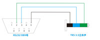 Câble de données série DB9 femelle vers TRS 3,5 mm mâle de 6 pieds, câble série DC3,5 vers DB9 femelle, câble audio stéréo DB9 vers DC3,5