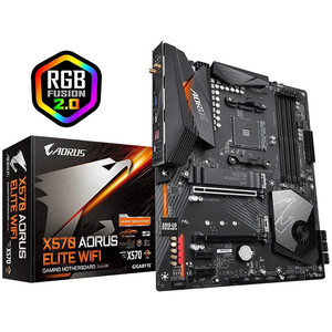 X570 AORUS ELITE WiFi ATX เมนบอร์ด AM4 SATA 6 Gb/s Type-C รองรับ DDR4 ซีรีส์ Ryzen5000/ซีรีส์ 4000 โปรเซสเซอร์สำหรับเดสก์ท็อปพีซีสำหรับเล่นเกม - Product Image 6