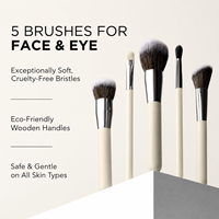 Pinceaux de maquillage à manche en bois personnalisables, très demandés, pour applicateur individuel de liquide, crème, poudre, contour et fard à paupières – Outils de maquillage souples et synthétiques