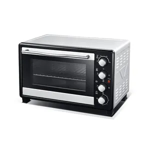 32L 6 Fette Forno Elettrico, Multifunzione Macchina di Cottura Tostapane Forno, Per Uso Domestico In Acciaio Inox Portatile Tostapane Forno Per La Pizza.