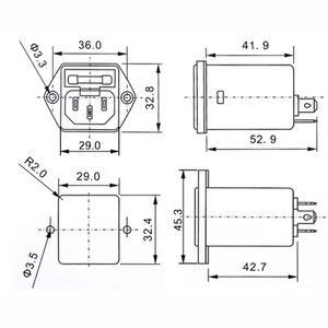 ชิปไอซีวงจรรวมซ็อกเก็ตสวิตช์ความปลอดภัยคู่220V CW2A-3A-T กรองไฟ (<span class=keywords><strong>002</strong></span>) CW2A-6A-T(<span class=keywords><strong>002</strong></span>) CW2A-10A-T(<span class=keywords><strong>002</strong></span>) - Product Image 2