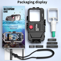 Housse de natation antichoc exclusive étanche IP68 30 mètres pour plongée sous-marine pour iPhone 14 11 Pro Max 2025 étui de téléphone portable