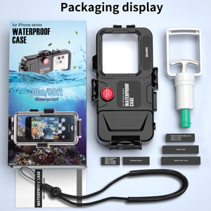 Housse de natation antichoc exclusive étanche IP68 30 mètres pour plongée <span class=keywords><strong>sous</strong></span>-<span class=keywords><strong>marine</strong></span> pour iPhone 14 11 Pro Max 2025 étui de téléphone portable - Product Image 6