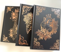 Case Bound Hardcover Novel lux Limited Edition Signed Tipped in Page Stenciled Printed Edges