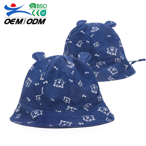 Vente en gros Chapeau seau coupe-vent en coton doux printemps été Chapeau de pêcheur pour enfants - Product Image 1