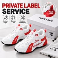 Chaussures décontractées de style rétro pour femmes, baskets basses personnalisées avec logo pour les marques de chaussures en marque blanche