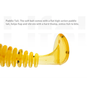 <span class=keywords><strong>WEI</strong></span> 35mm 0,7g Weich wurm köder See barsch Mandarinen fisch Weich köder - Product Image 4