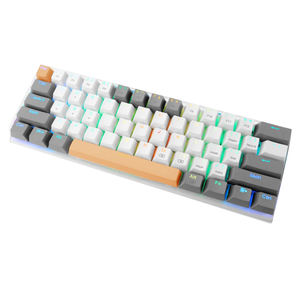 Miniteclado mecánico con cable para videojuegos, teclado con retroiluminación RGB, 60% - Product Image 4