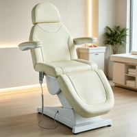 Fauteuil de beauté électrique à 3 moteurs, lit facial inclinable, fauteuil de massage cosmétique réglable pour salon, spa, tatouage, clinique de beauté