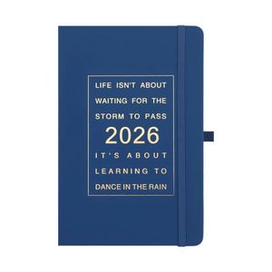 Agenda 2026 personnalisé avec logo, carnet en cuir PU A5/B5, journal à papier épais, organisateur de planning quotidien professionnel, cadeau d'entreprise - Product Image 5