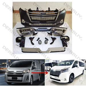 Para to-yo-ta Hiace Kit de carrocería de alta calidad actualizado al nuevo estilo Crowl Kit de rejilla de parachoques delantero de coche - Product Image 2