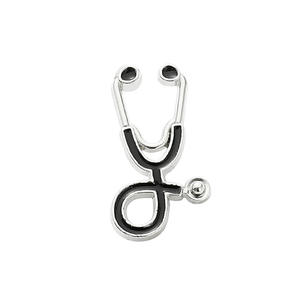 Özel yaka Pin tıbbi rozeti stetoskop Pin kişiselleştirilmiş emaye broş hemşire üniforması aksesuar hastane doktor hediye - Product Image 6