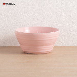 Ceramic Porcelain Soft Mint Embossed Pink China Dinnerware <b>Set</b>, Beaded ridge Design Tableware Bowls Neutral Color Plates - Product Image 6