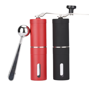 เครื่องบดกาแฟด้วยมือทำจากสเตนเลสสตีลมีฝาปิดปรับระดับได้สำหรับผู้ที่ชื่นชอบ<span class=keywords><strong>กาแฟ</strong></span> - Product Image 1