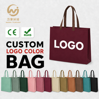 Sac fourre-tout en non-tissé laminé à motif de points, avec longue poignée, écologique, échantillon gratuit, pour la plage et les activités de plein air, vente en gros