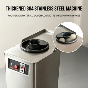 Food Grade Stainless Steel Automatic <b>Dough</b> Rounder Bakery Machinery <b>Dough</b> Ball Forming <b>Machine</b> Factory Price - Product Image 3