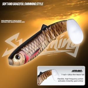 Nouvelle Leurre Souple Multi-Articulée à Queue en T Imprimée en 3D 2026, 7,5 cm 6g, Nage Réaliste, Oscillation Haute Fréquence, pour Eau Douce et Salée - Product Image 3