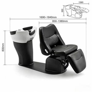 Nueva Cama de Lavado de Cabello Eléctrica Totalmente Automática para Salón de Belleza, Cama de Lavado Giratoria Inteligente de Alta Gama para Peluquería - Product Image 5