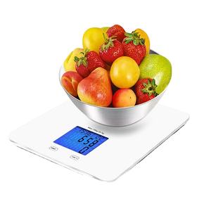 नए उत्पाद बड़े स्क्रीन डिस्प्ले इलेक्ट्रॉनिक फैशन मैनुअल रसोई पैमाने पर फूड डिजिटल स्केल 5 किलोग्राम 1 ग्राम - Product Image 1