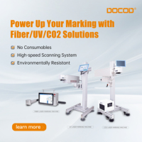 Máquina de Marcado Láser Integrada con Refrigeración por Aire/Agua DOCOD, Equipo de Grabado Láser de 60W para Tuberías, Cables y PVC Electrónicos