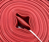 Tuyau d'incendie haute pression flexible et résistant de 2,5 pouces, recouvert de caoutchouc, personnalisable
