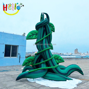 Set de Accesorios para Teatro de Pantomima, Tallo de Frijol Gigante Inflable Verde - Product Image 1