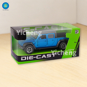 Modellino di Pickup <span class=keywords><strong>Jeep</strong></span> Gladiator in Scala 1:50, 3 Colori Assortiti, Porte Apribili, Cofano Apribile, Funzione Pull-Back, Auto <span class=keywords><strong>Giocattolo</strong></span> per Bambini - Product Image 5